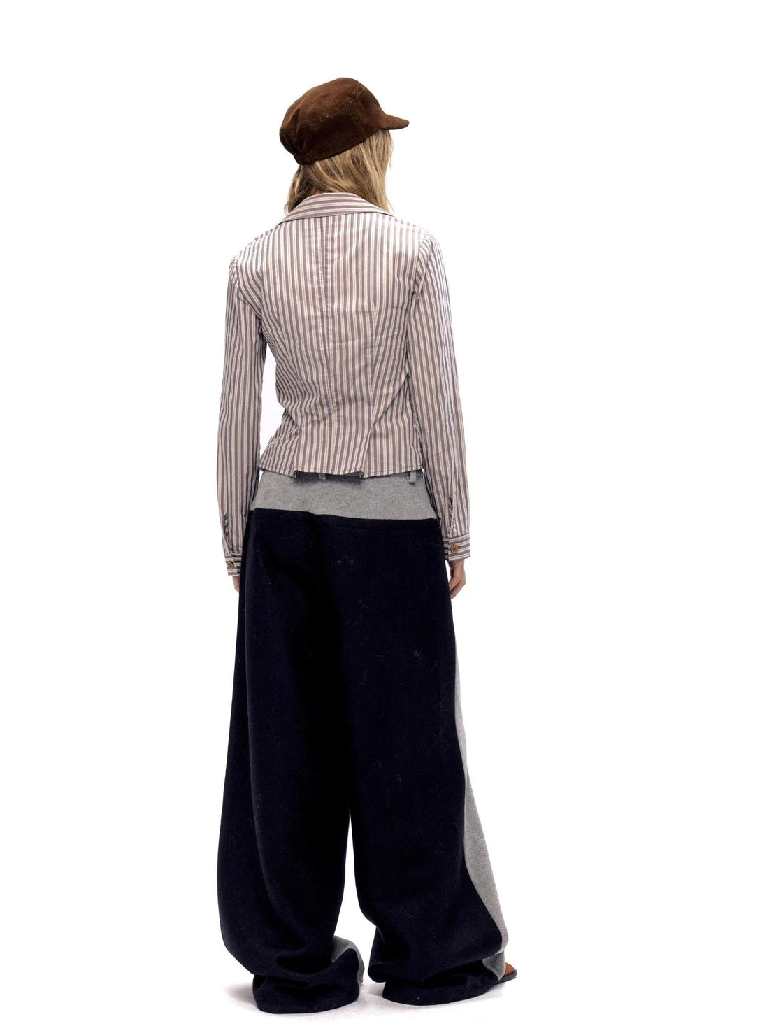 Vintage Western Striped Cotton Shirt