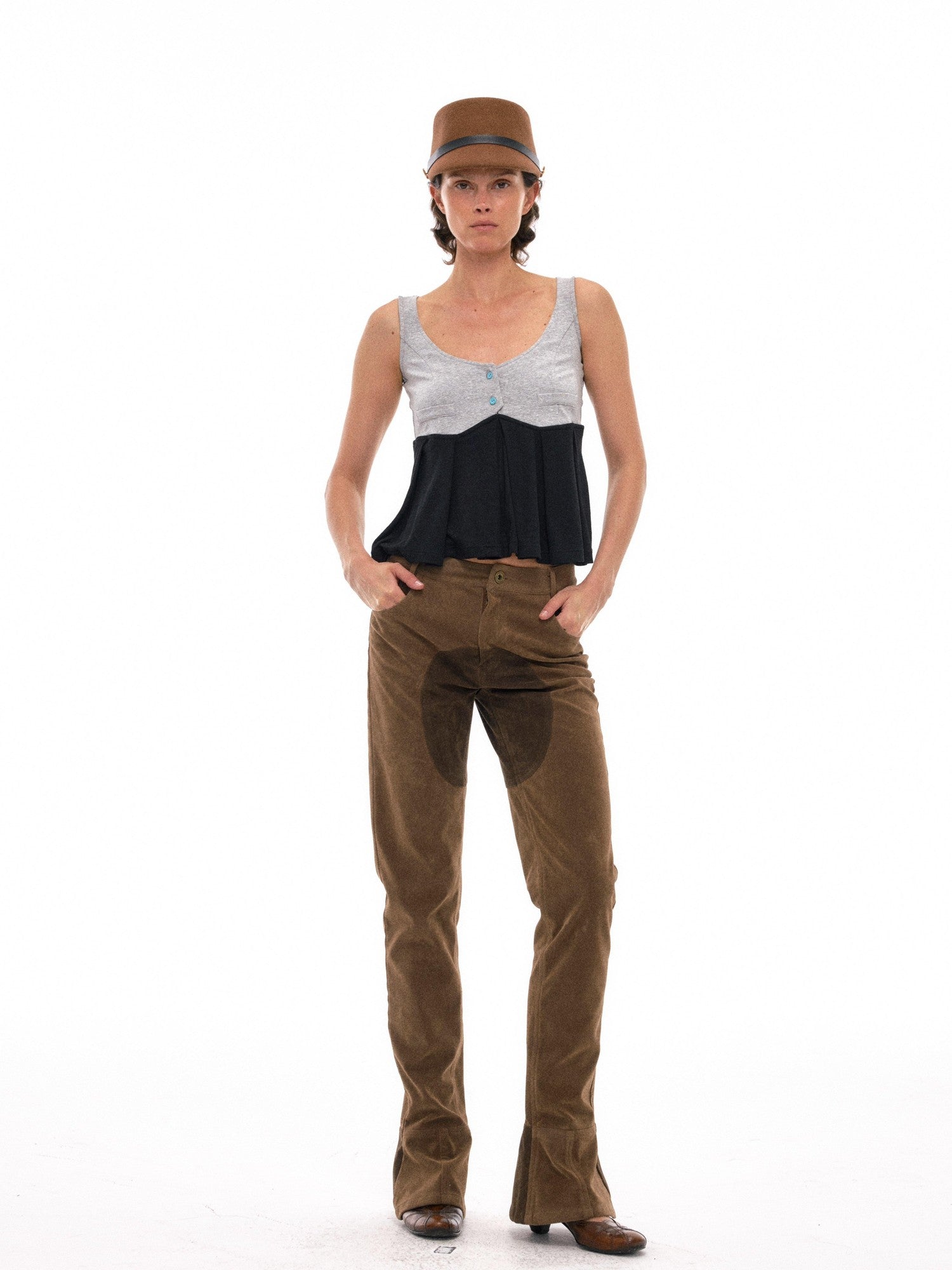NyDkyel Western Vintage Reinforced Crotch Micro Flare Women&