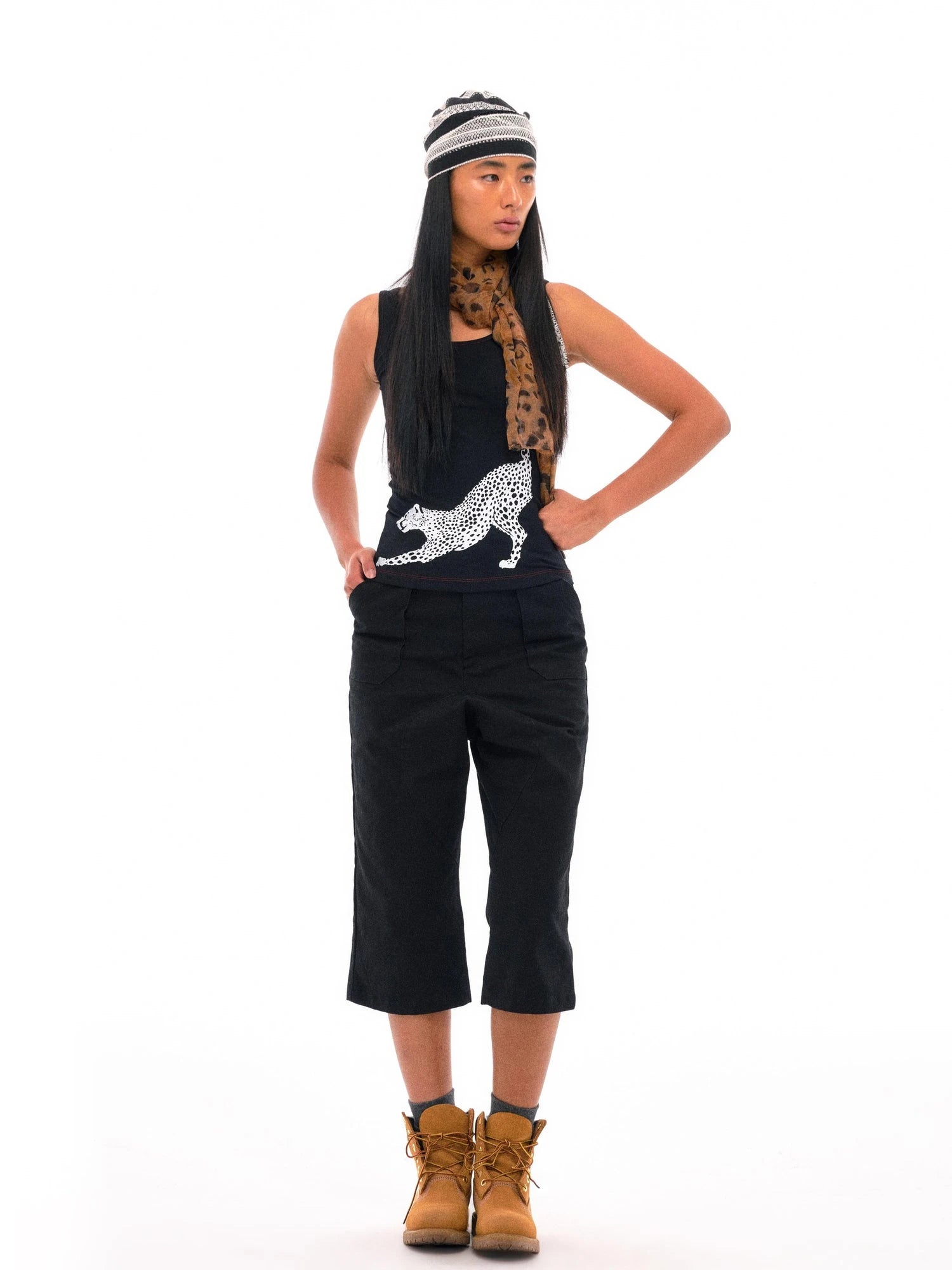 Wild Print Lightweight Rectangle Scarf
