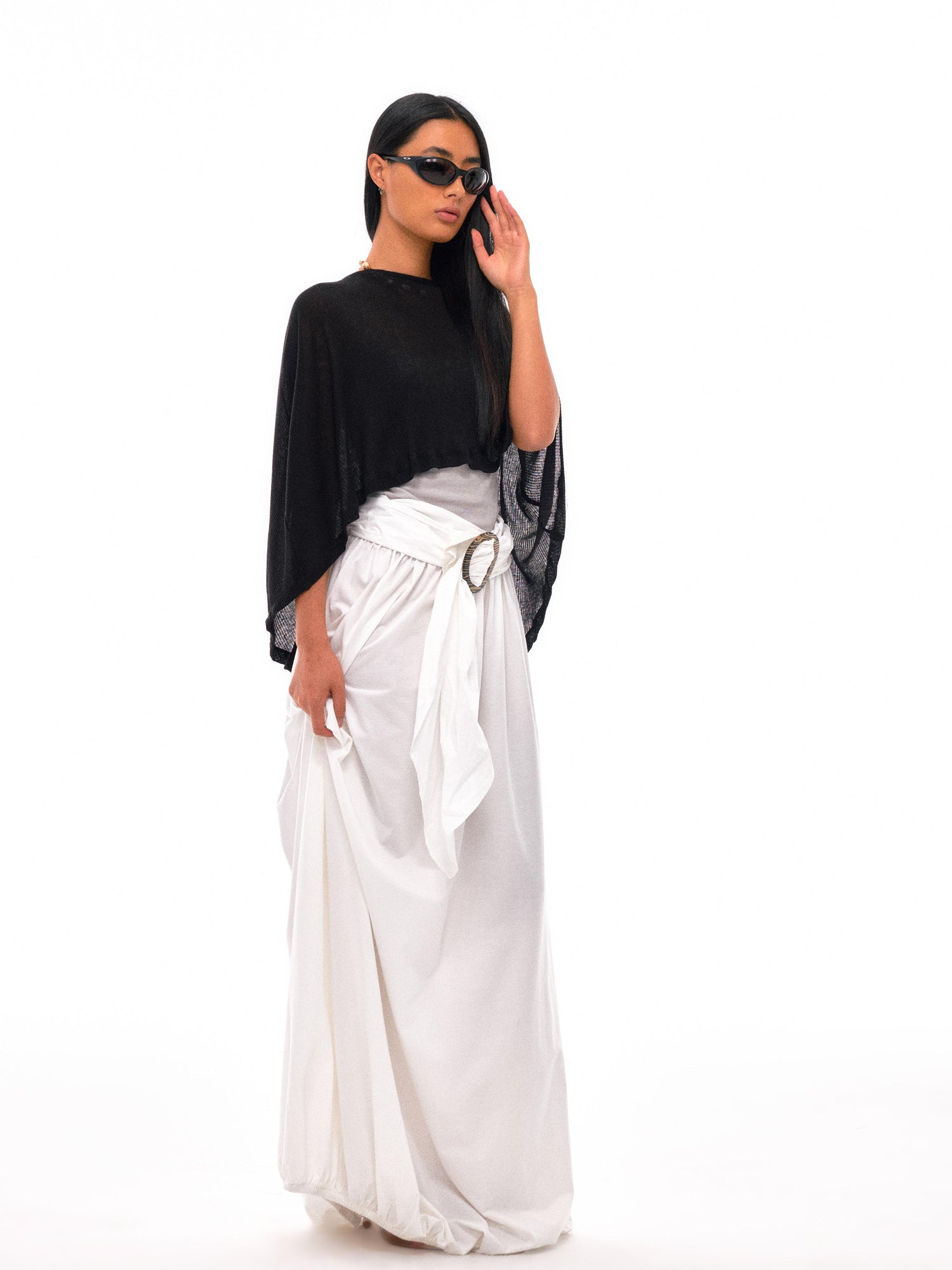 NyDkyel Zebra Adjustable Wrap Skirt With Detachable Bustier