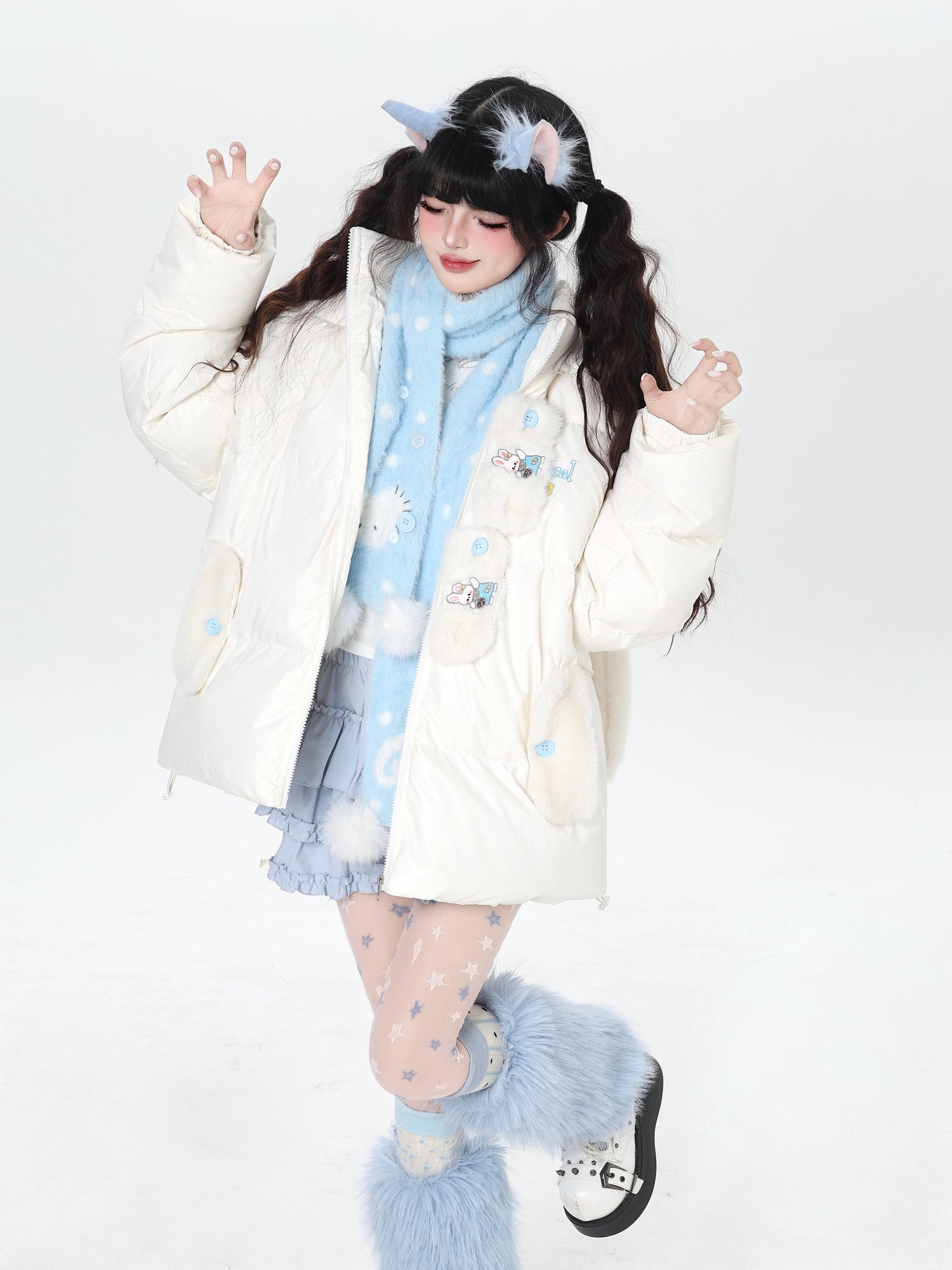 Crazy_Girl_Rabbit_Ear_Hood_Embroidered_Loose_Women&