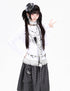 Crazy_Girl_Rhinestone_Necklace_Ruffle_Bow_Print_Women&