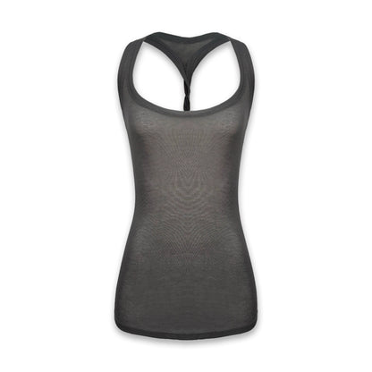 Twisted Back Hollow Out Halter Top