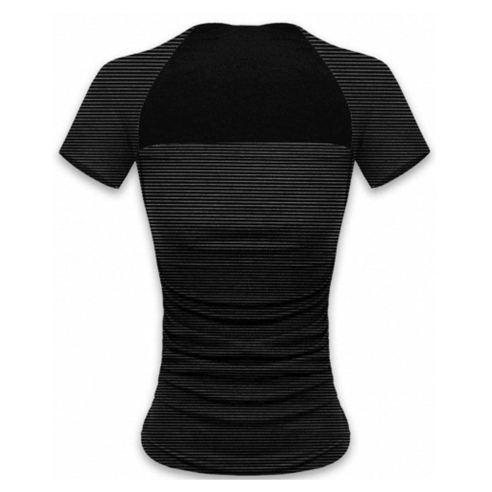 Vintage Stripe Square Neck Fitted Tee