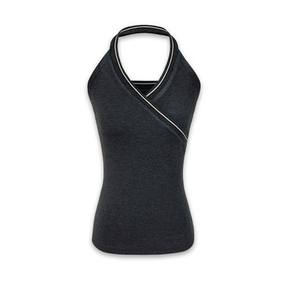 Knitted Halter Neck Cami Top