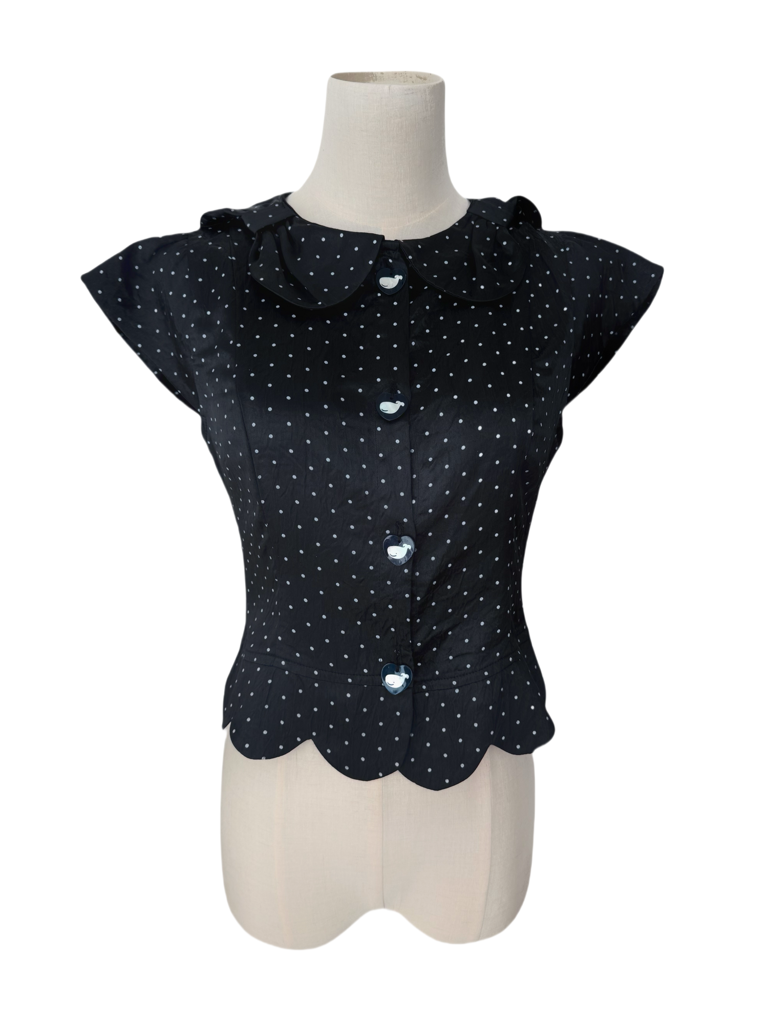 FinderMond_FM_Polka_Dot_Petal_Bow_Elegant_Women&