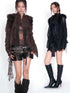 OPEN_AESTHETIC_Faux_Fur_Trim_Spliced_Mock_Neck_Slim_Fit_Curved_Sleeve_Women&