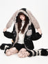 CRAZYGIRL_Rabbit_Ear_Hooded_Letter_Print_Faux_Fur_Collar_Loose_Women&