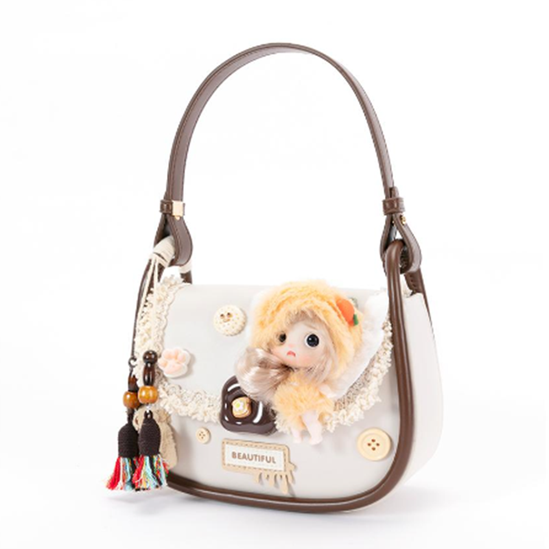 Biling Jewelry Bureau Original Niche Bag Cute Fashion Baby Bag Girls Exquisite Handheld One Shoulder Crossbody Bag