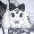 marumaruzip_Black_White_Original_Design_Office_Bunny_Doll_Women&