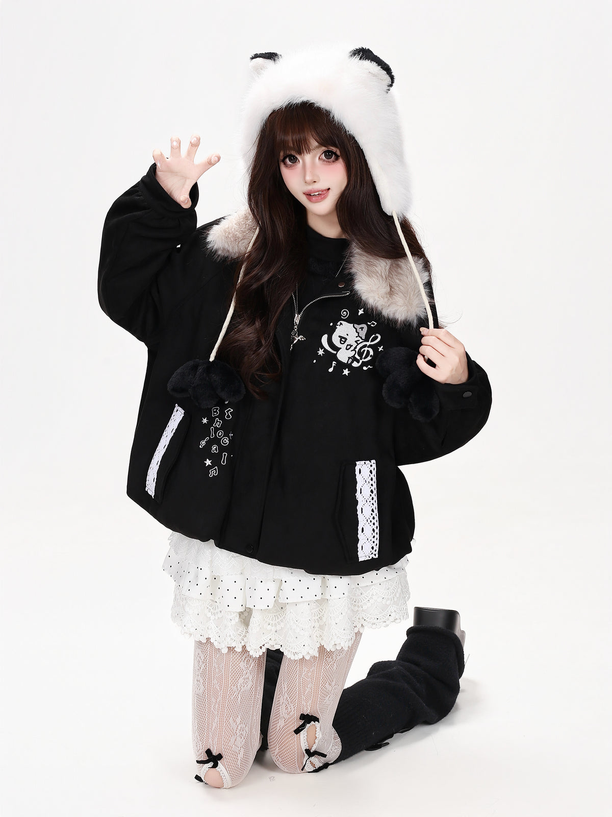 CRAZYGIRL_Cropped_Faux_Suede_Lapel_Raglan_Sleeve_Loose_Fit_Women&