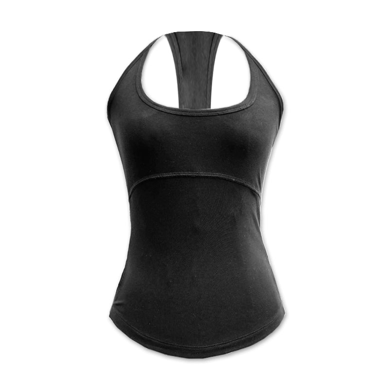 U Neck Slim Fit Yoga Tank Top