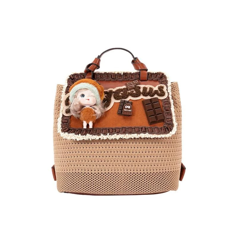 Biling Jewelry Bureau Original Niche Bag Woven Bag Backpack Women&