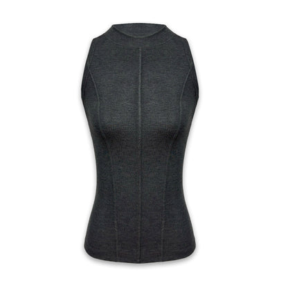 Lyocell Fit Tank Top With Structural Seams