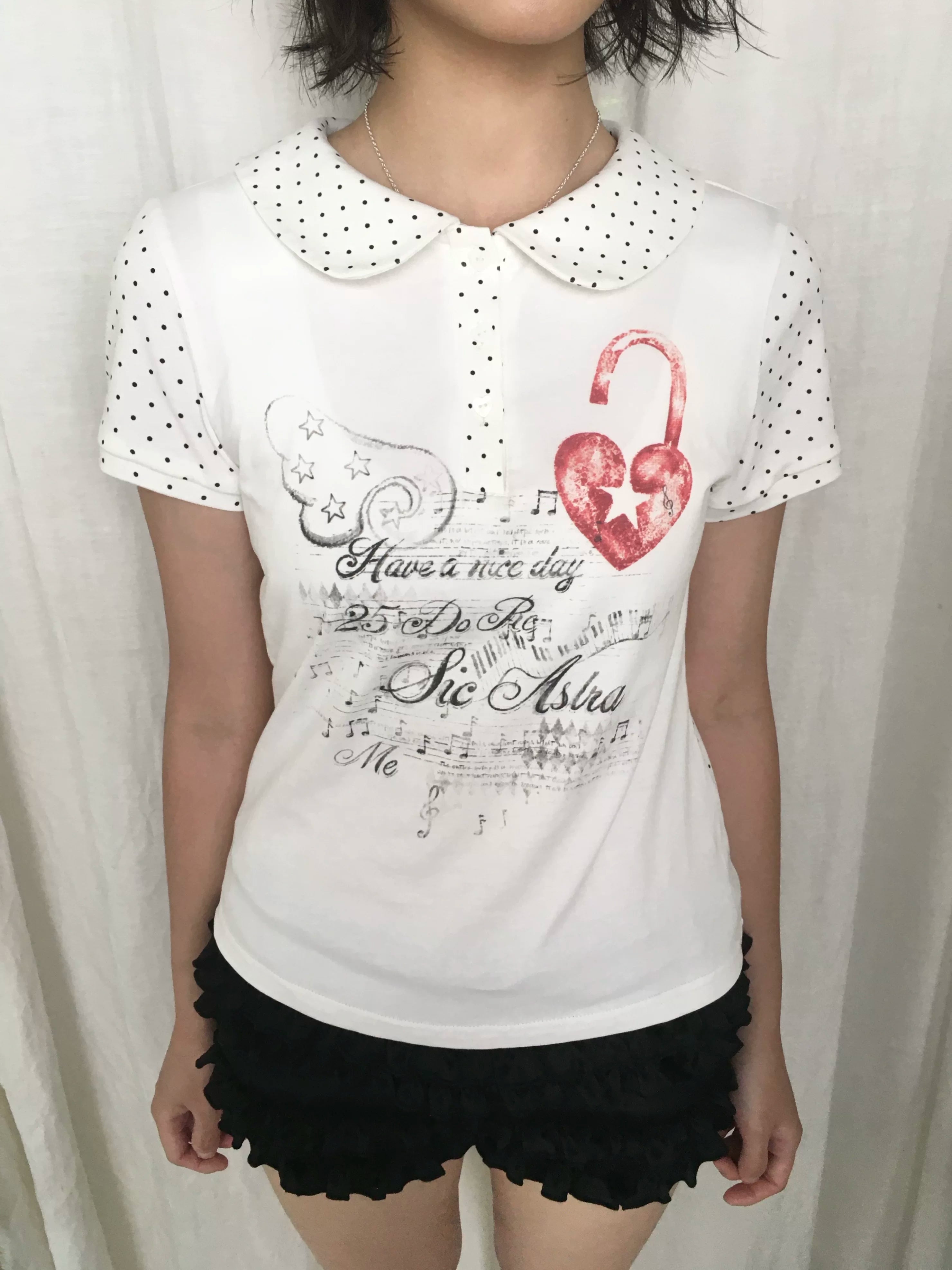 SicAstra_Polka_Dot_Angel_Wing_Heart_Lock_Doll_Collar_Women&