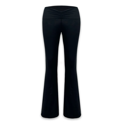 V Wrinkle Flared Yoga Pants