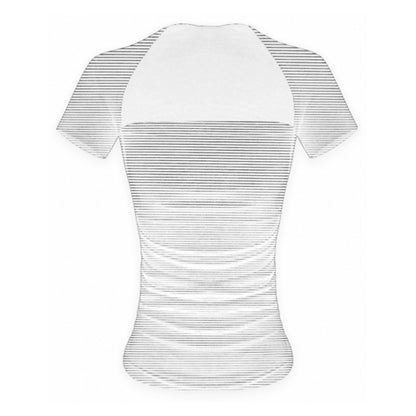 Vintage Stripe Square Neck Fitted Tee