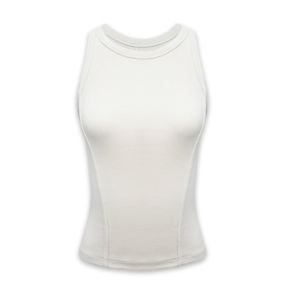 Fitted Ribbed Yoga Tank Top