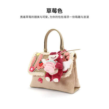 Biling Jewelry Bureau Original Niche Bag Sweet Backpack Spring New Cute Strawberry Bear Doll Shoulder Bag