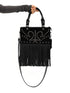 YOSHUYUKI_Black_Brown_Two_Tone_Vintage_Stud_Geometric_Tassel_Punk_Women&
