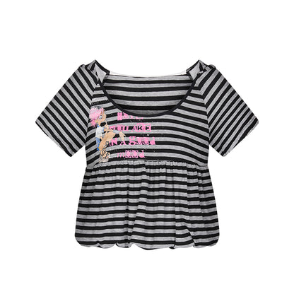 BETWEENAND_Vintage_Hooded_Striped_Print_Women&