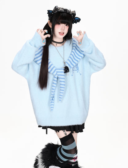 CRAZYGIRL_Angel_Wing_Striped_Loose_Fit_Women&