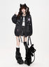 CRAZYGIRL_Cartoon_Cat_Patch_Sweet_Cool_Y2k_Collared_Loose_Fit_Women&