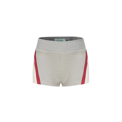 ONNASENSHI_Retro_Colorblock_Hooded_Micro_Shorts_Leg_Warmers_Women&