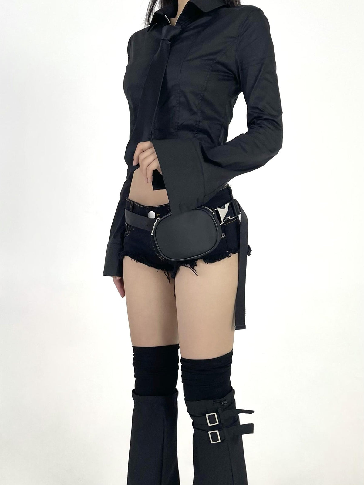 ONNASENSHI Spliced Two Layer Stacked Women&