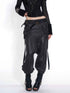 OPEN_AESTHETIC_Casual_Double_Belt_Cargo_Pocket_Low_Rise_Tencel_Women&