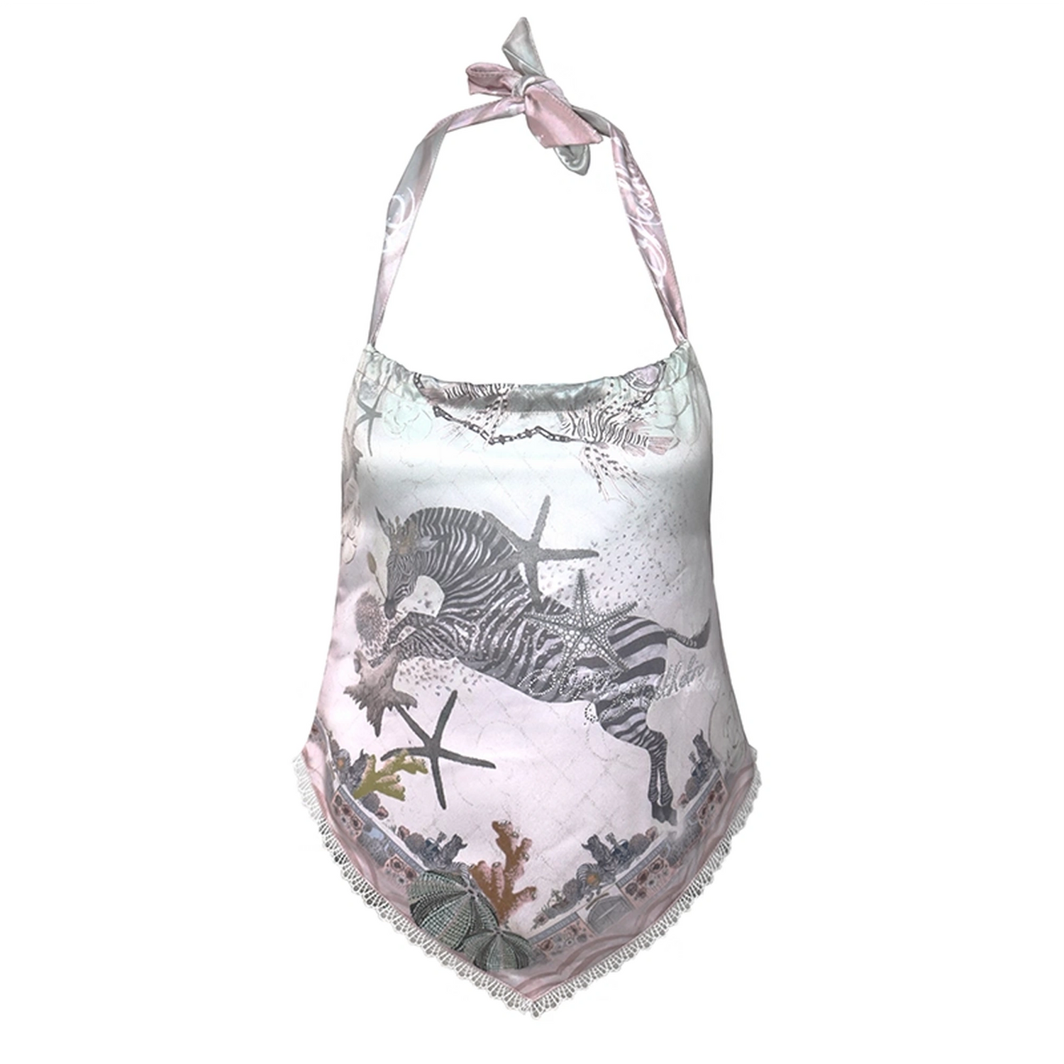 OPEN_AESTHETIC_Original_Design_Halter_Neck_Cropped_Loose_Fit_Women_Animal_Print_White_Tank_Top_MISSTT