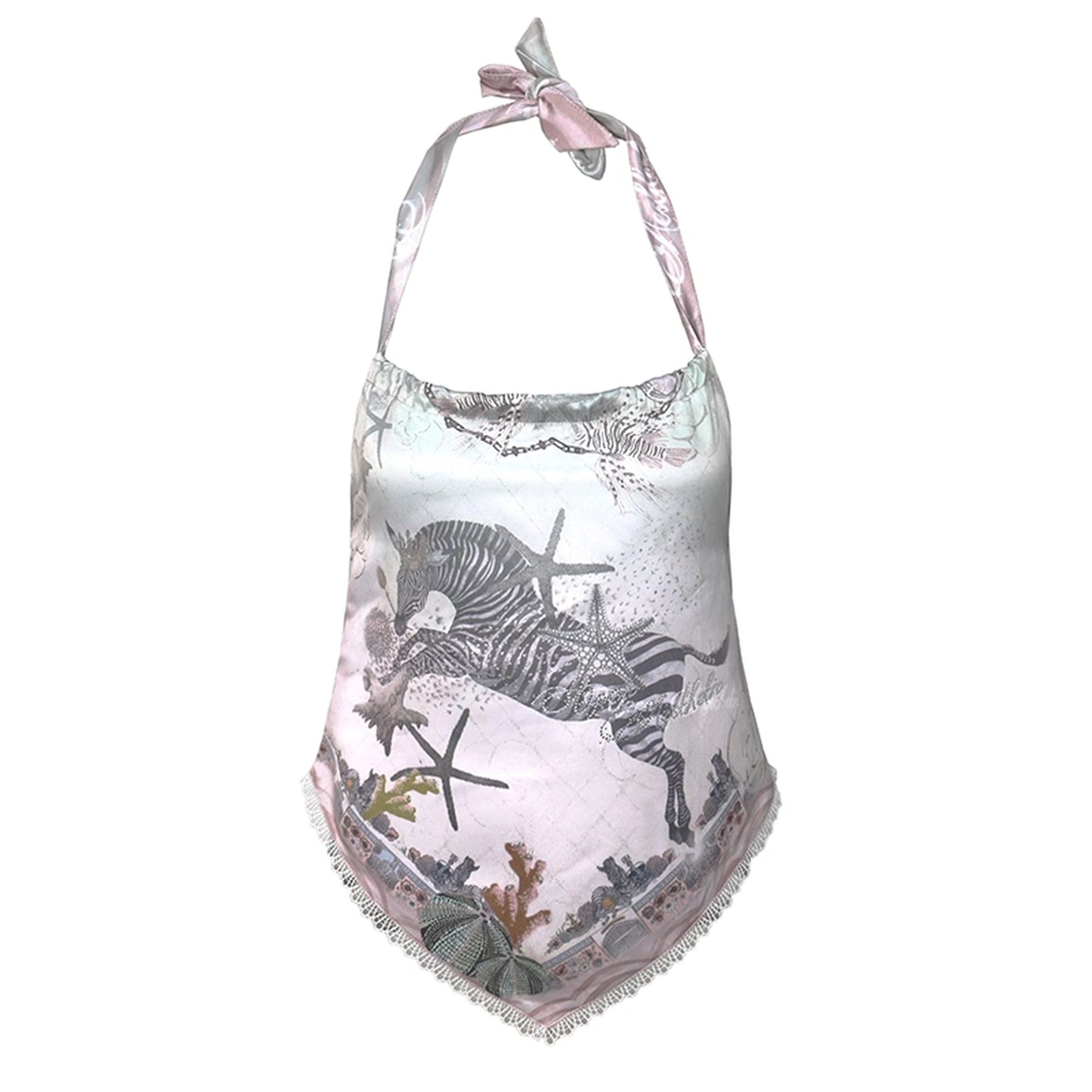 OPEN_AESTHETIC_Original_Design_Halter_Neck_Cropped_Loose_Fit_Women_Animal_Print_White_Tank_Top_MISSTT