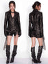 OPEN_AESTHETIC_Studded_Deep_V-neck_Cinched_Waist_Slim_Fit_Faux_Leather_Women&