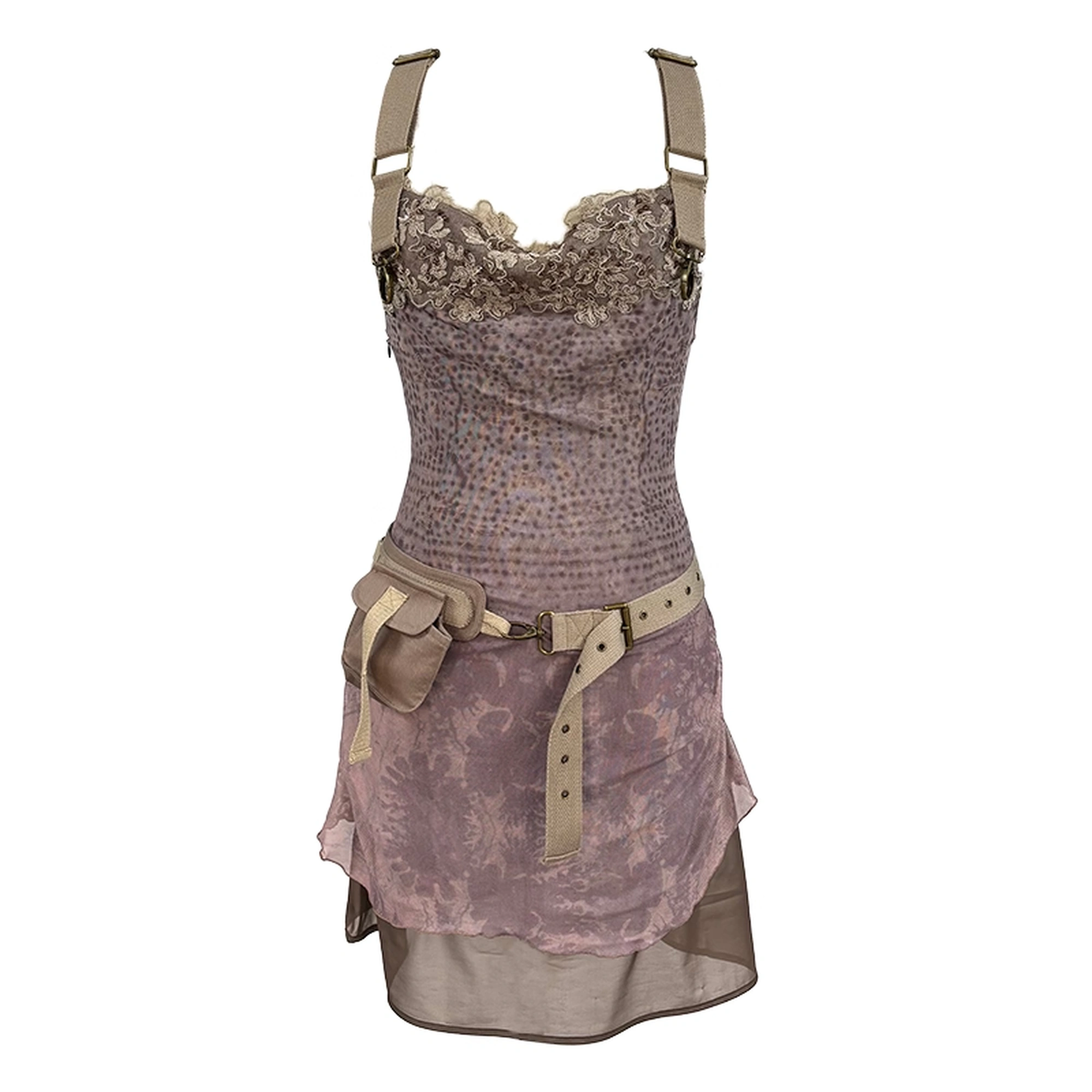 OPEN_AESTHETIC_Waist_Defining_Soft_Vintage_A_Line_Cowl_Neck_Pinafore_Side_Zip_Women_Dresses_MISSTT