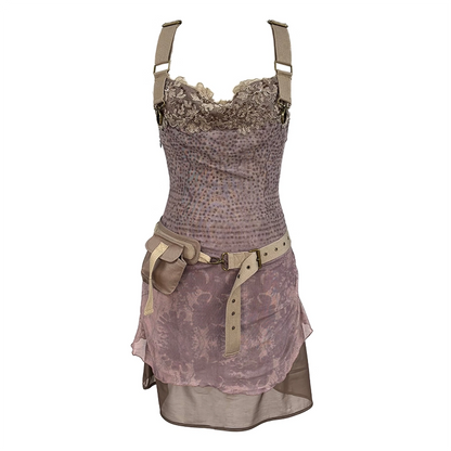 OPEN_AESTHETIC_Waist_Defining_Soft_Vintage_A_Line_Cowl_Neck_Pinafore_Side_Zip_Women_Dresses_MISSTT