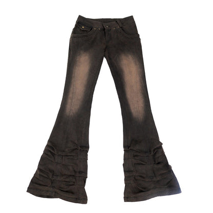 OPEN_AESTHETIC_Washed_Distressed_Stacked_Pleat_Hem_Women&