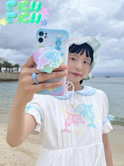 Frufru Gulu Ocean Paradise Cute Cartoon Animal Full Cover Soft Case For Iphone