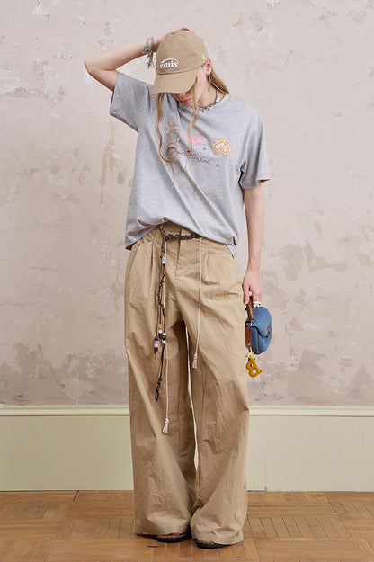 DIDDI MODA Oceanic Patchwork Cotton Tee
