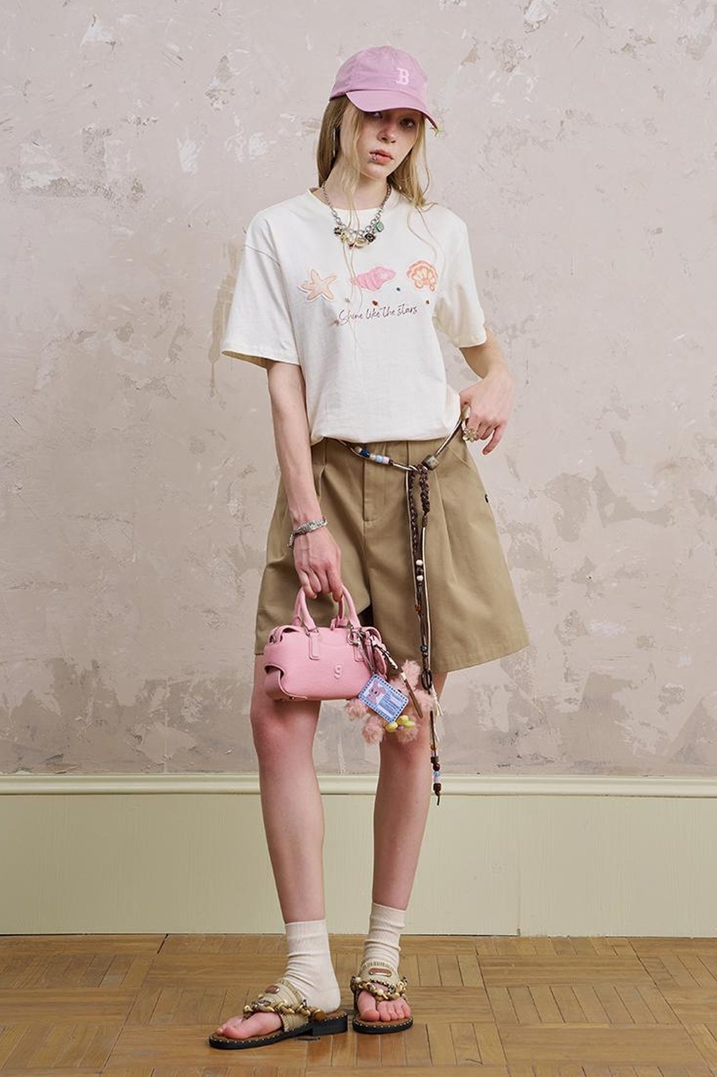 DIDDI MODA Oceanic Patchwork Cotton Tee