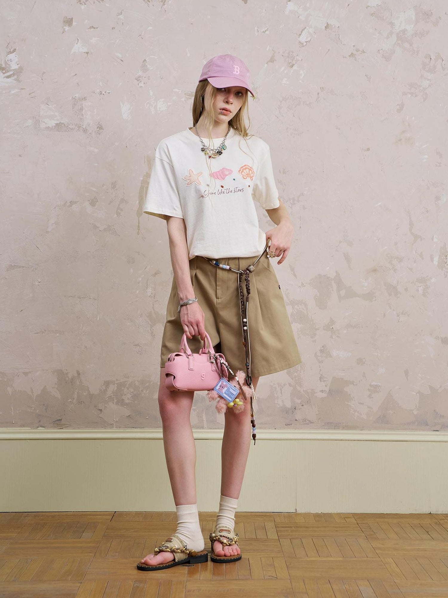 DIDDI MODA Oceanic Patchwork Cotton Tee