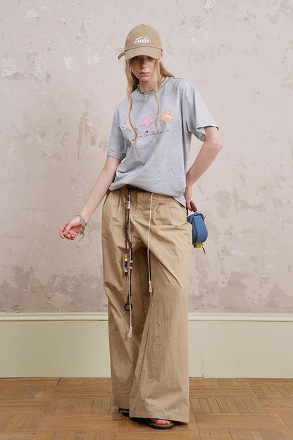 DIDDI MODA Oceanic Patchwork Cotton Tee