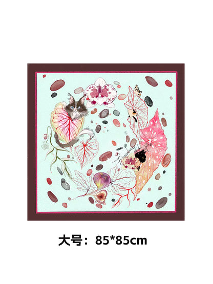 OfAkiva_Akiva_Bountiful_Begonia_Kitten_Silk_Scarf_MISSTT