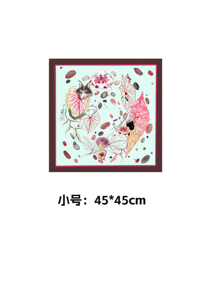 OfAkiva_Akiva_Bountiful_Begonia_Kitten_Silk_Scarf_MISSTT