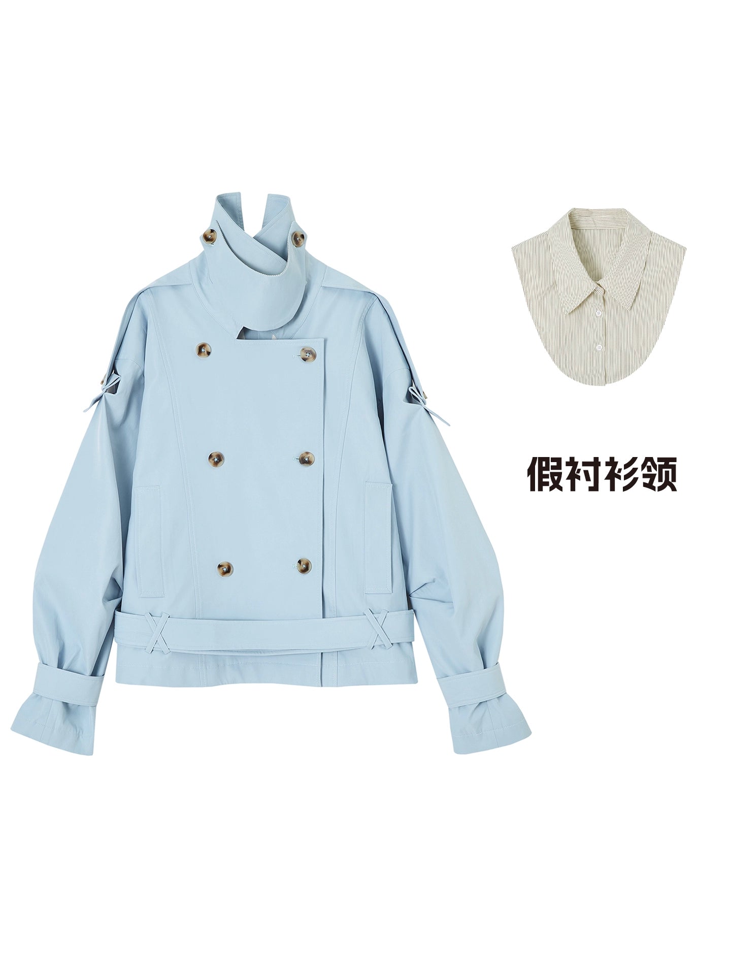 OfAkiva_Akiva_Casablanca_Double_Breasted_Short_Trench_Coat_MISSTT