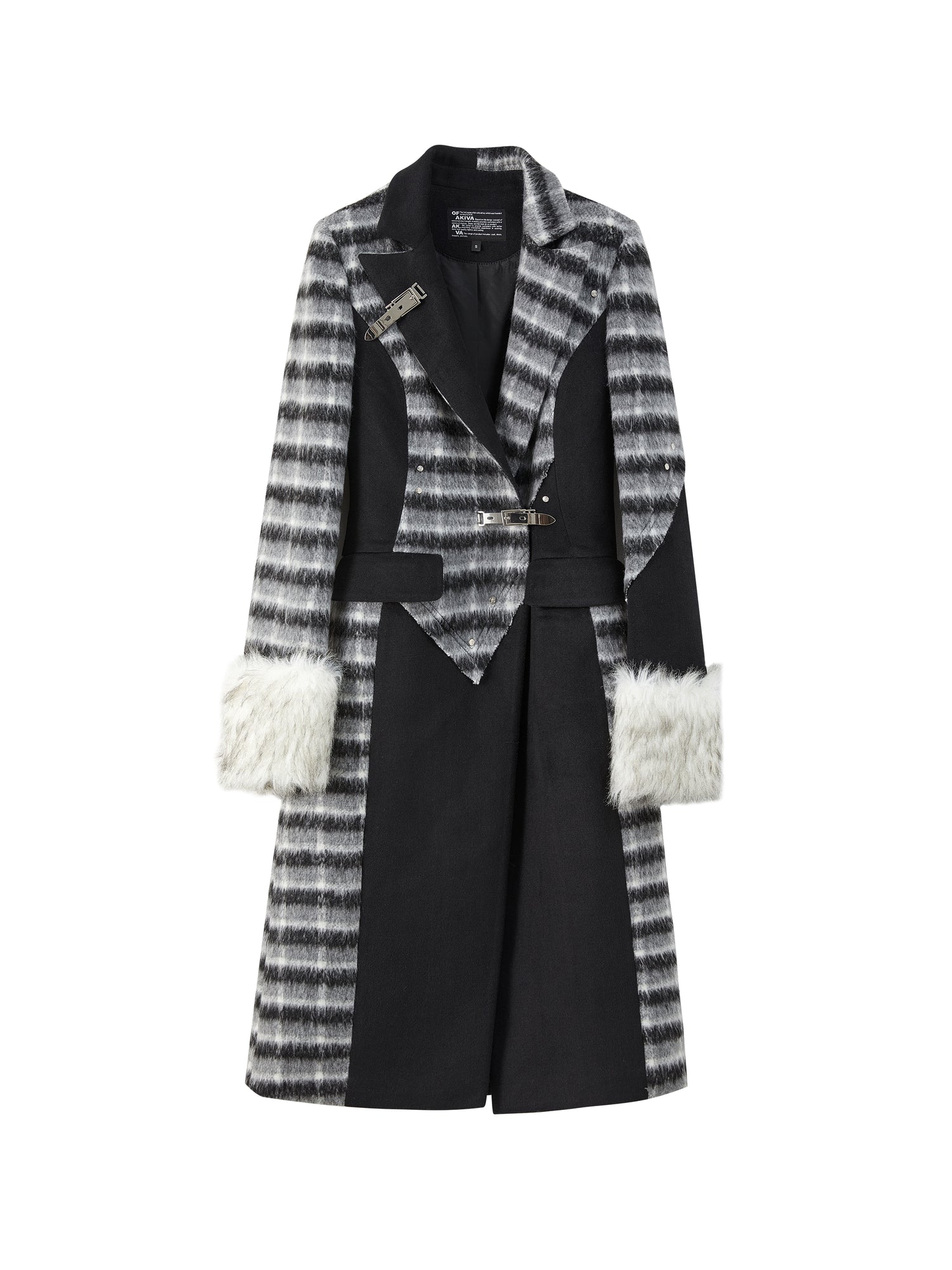 OfAkiva_Akiva_Color_Block_Houndstooth_Long_Coat_MISSTT