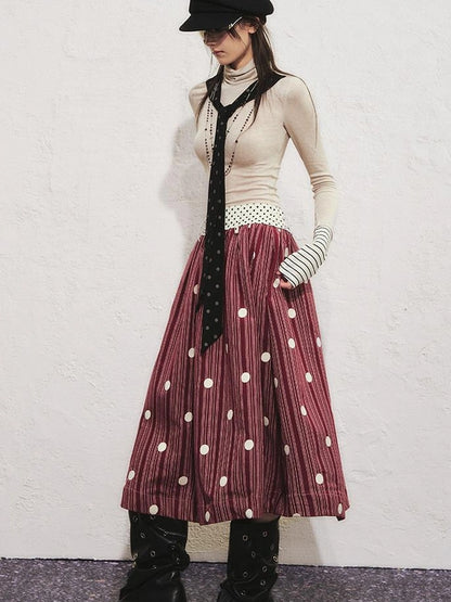 OfAkiva Akiva Diagonal Alley Ribbed Turtleneck Slim Fit Long Sleeve Top