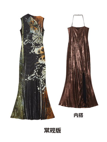 OfAkiva_Akiva_S_Butterfly_Print_Two_Piece_Slit_Dress_Set_MISSTT