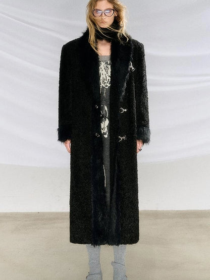 OfAkiva Akiva Textured Wool Blend Winter Coat