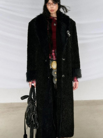 OfAkiva Akiva Textured Wool Blend Winter Coat