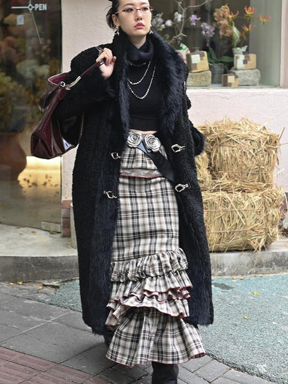 OfAkiva Akiva Textured Wool Blend Winter Coat